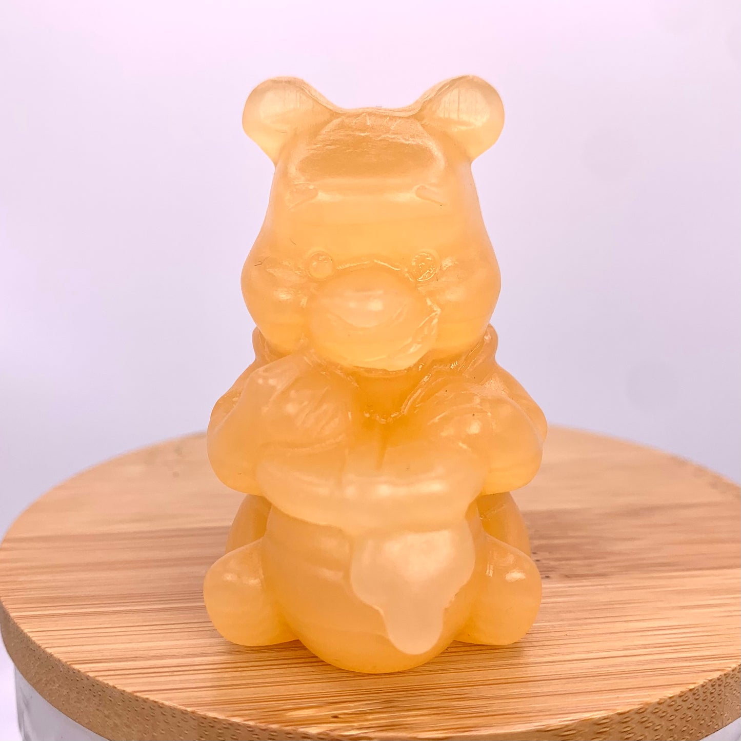 Orange Calcite Winnie the Pooh