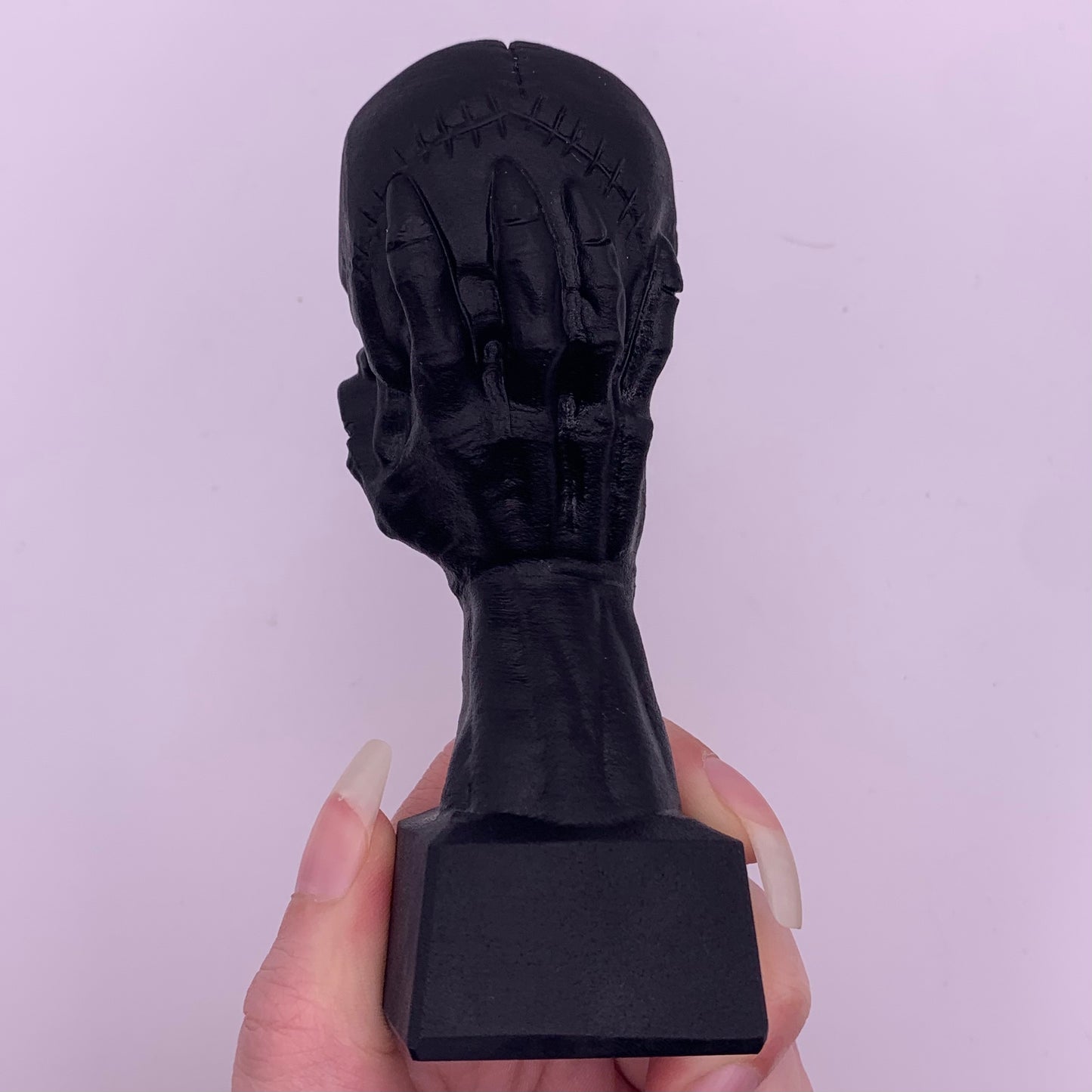 Obsidian Skull in Hand