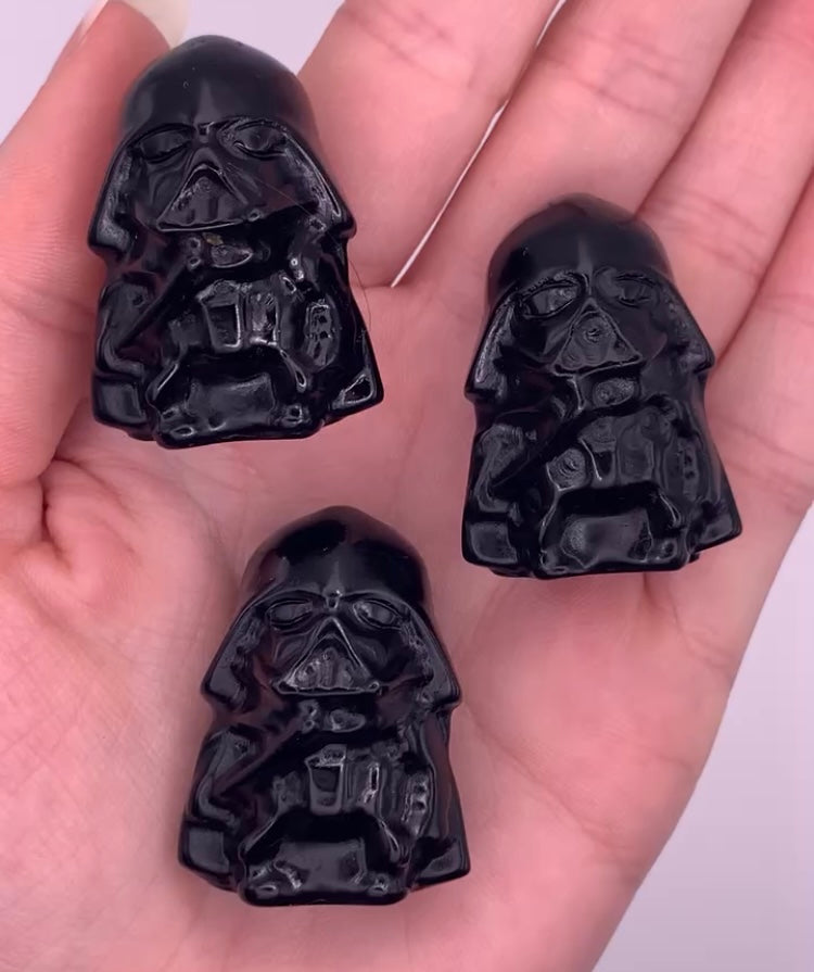 Obsidian Darth Vader Mini Carving