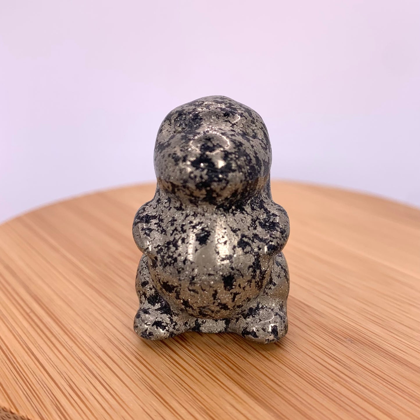 Pyrite Dinosaur Mini Carving