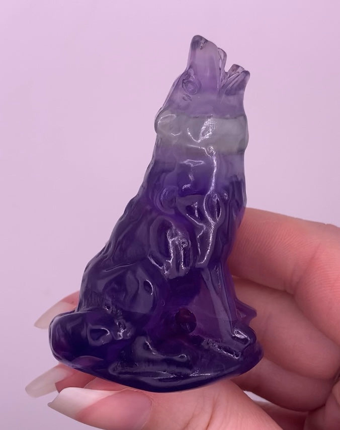 Fluorite Wolf