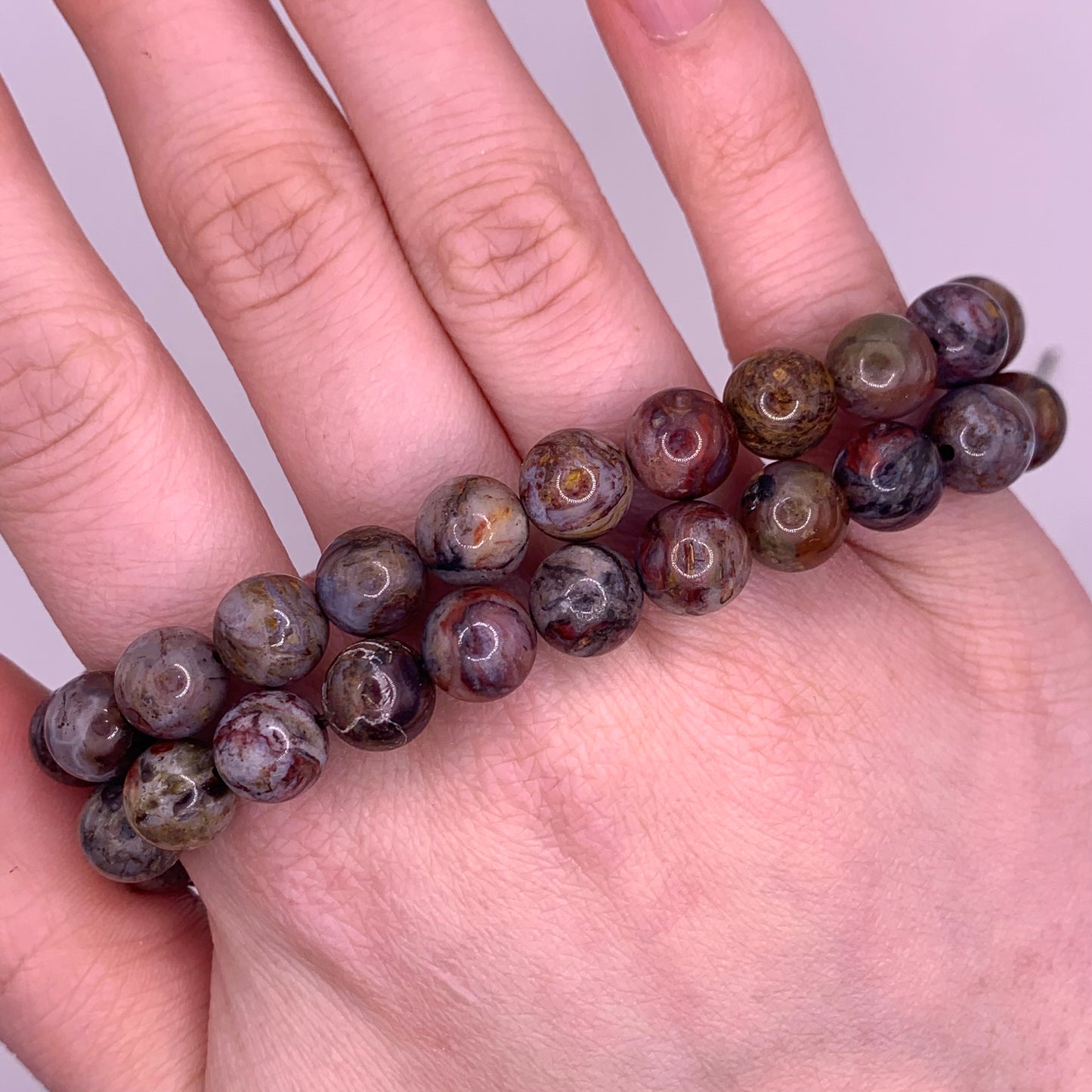 8mm Pietersite Bead Bracelet