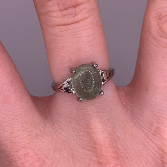 Green Fluorite Ring