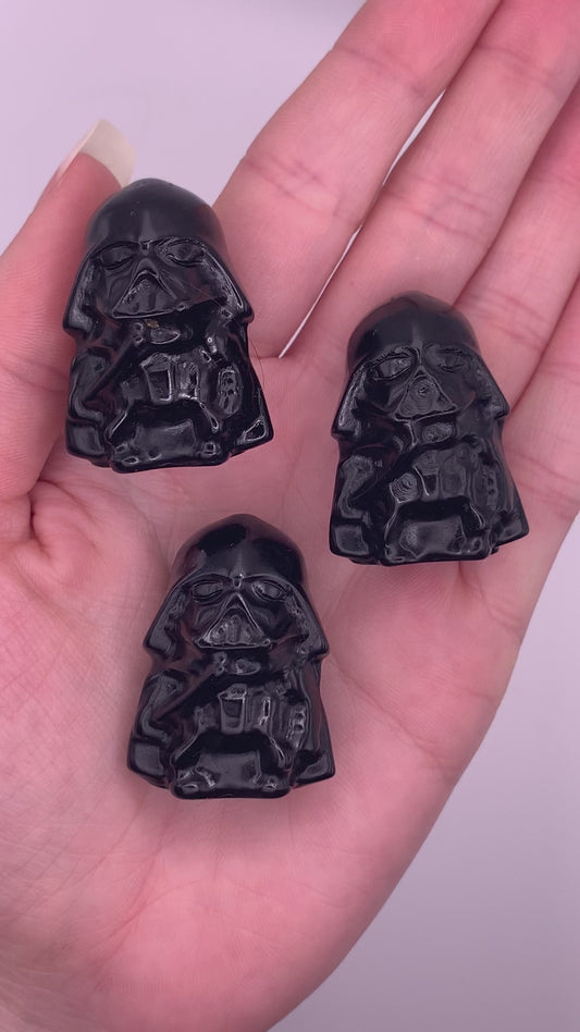 Obsidian Darth Vader Mini Carving